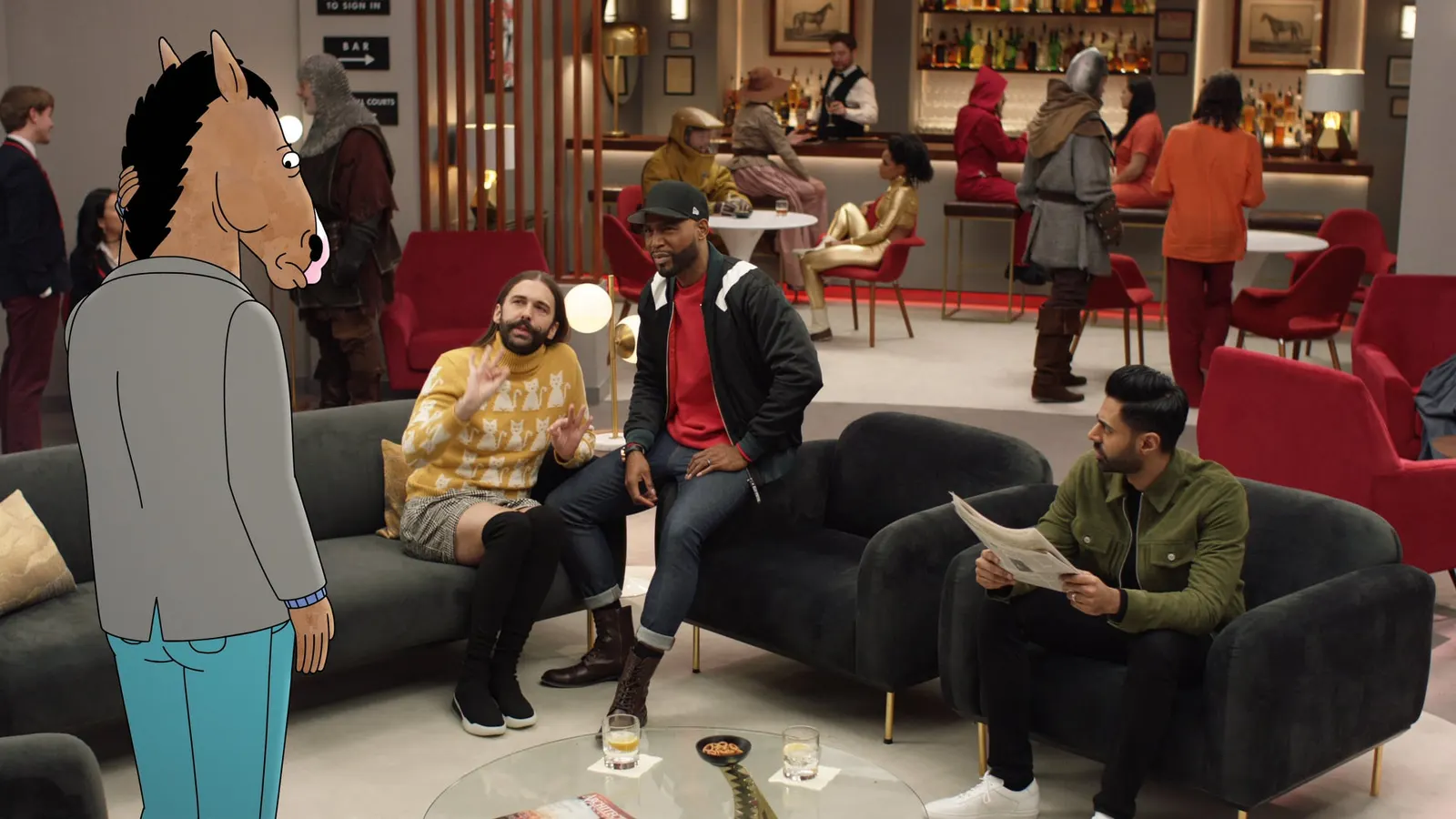 Netflix, a frame from Queer Eye for the Straight Horse