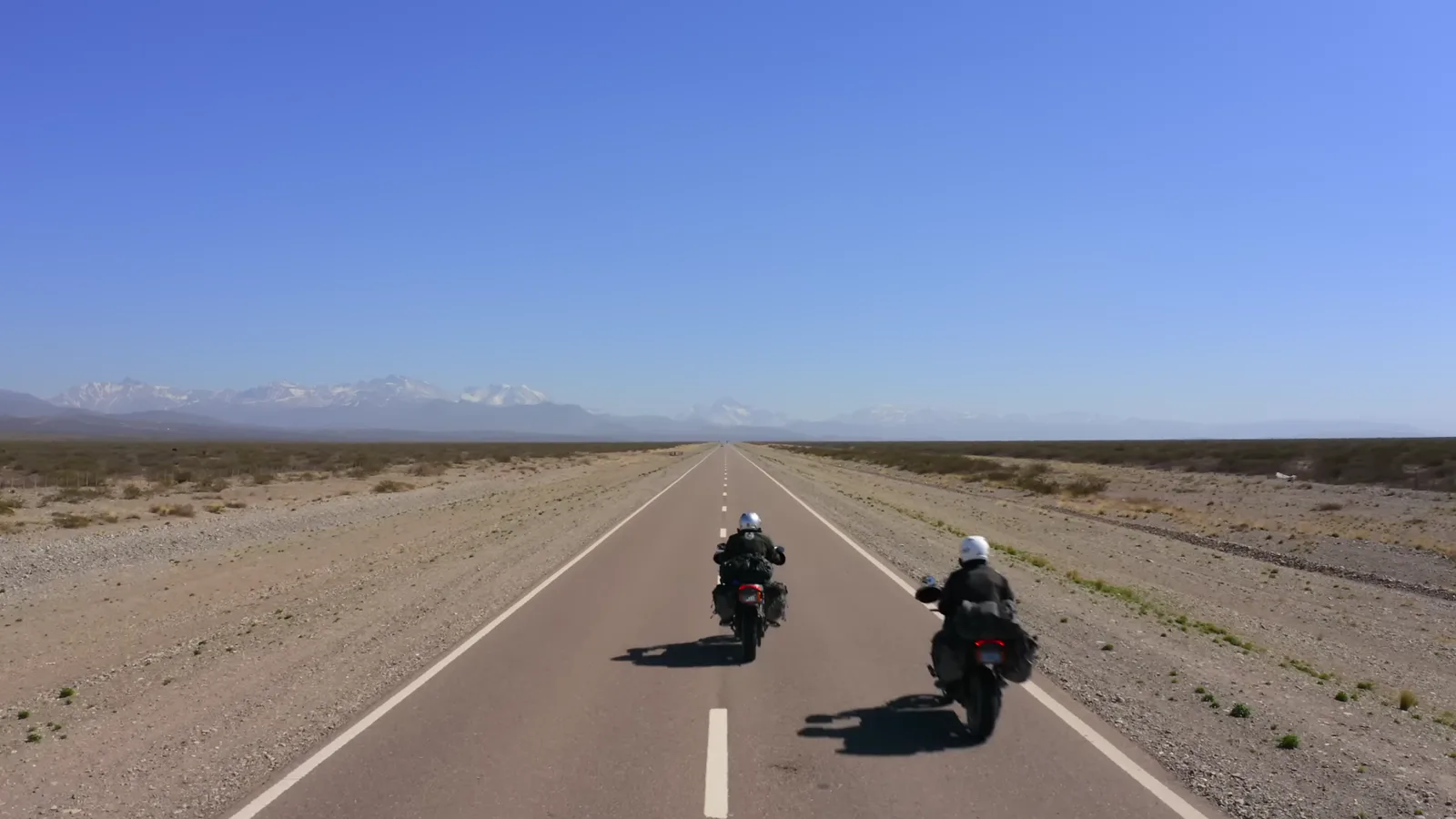 Long Way Up, a frame from Official Trailer